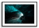 À l'intérieur du glacier