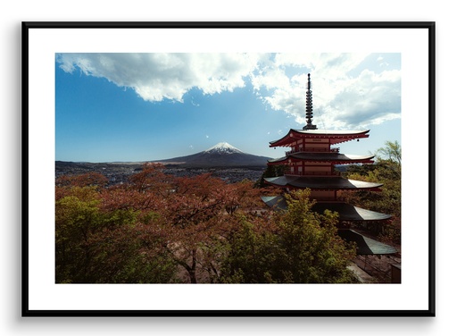 La pagode du Mont Fuji